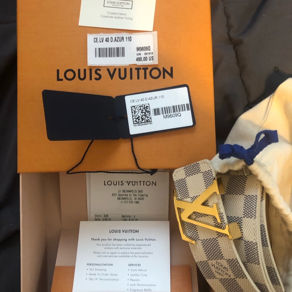 *Authentic Louis Vuitton Belt*